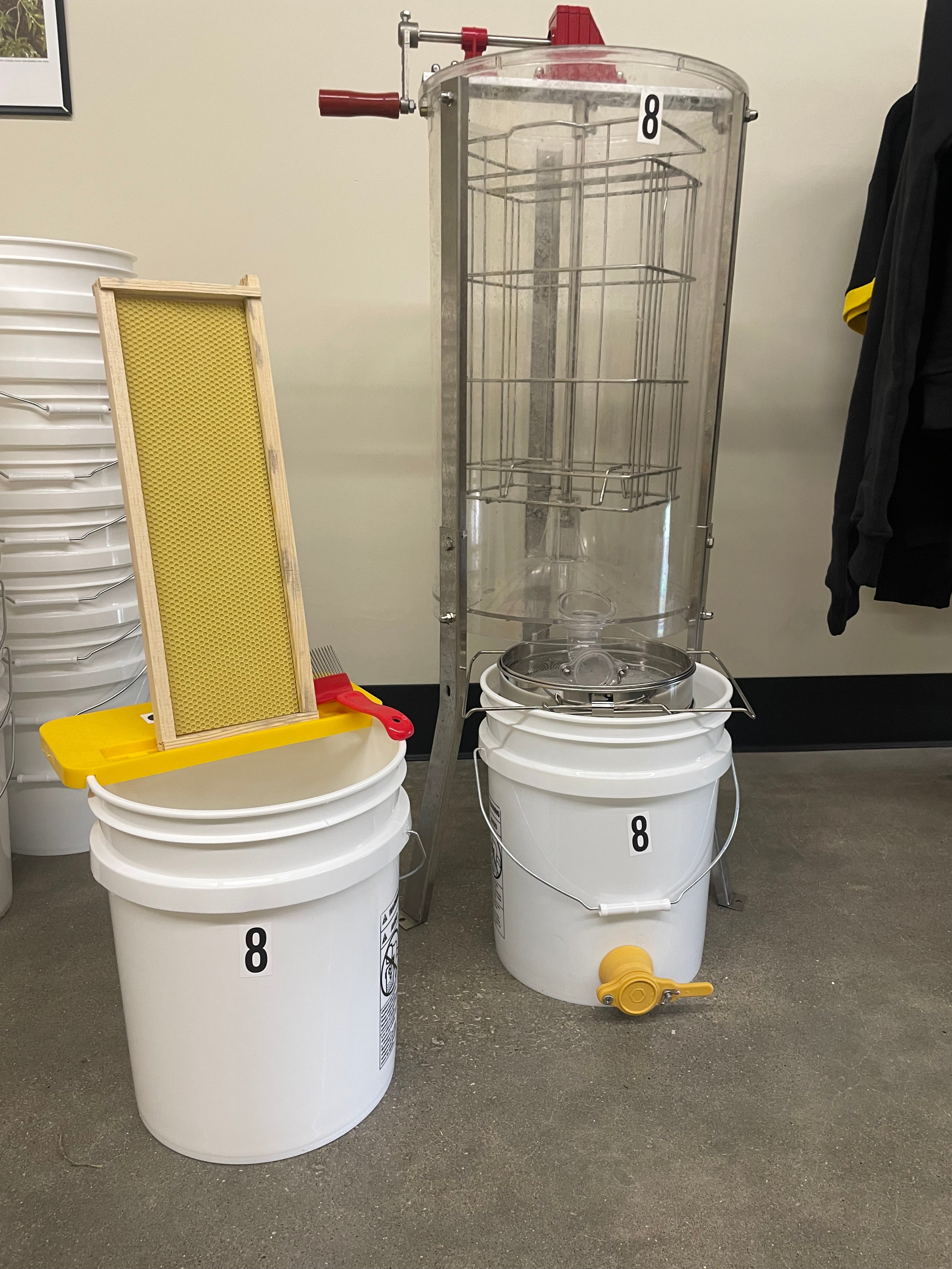 2 Frame Manual Honey Extraction Kit - Rental