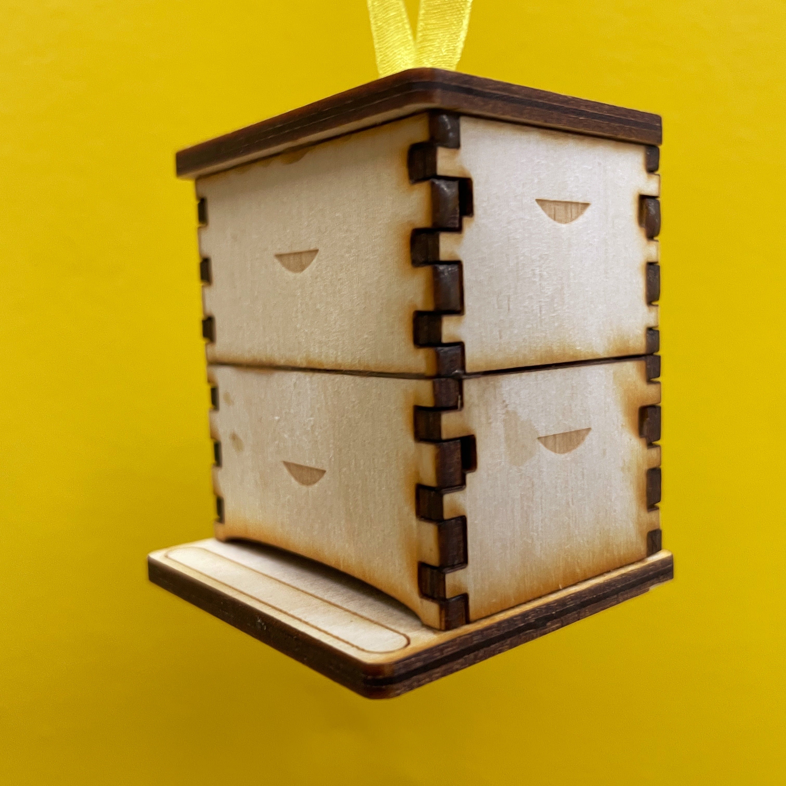 Hand-Made Bee Hive Ornament