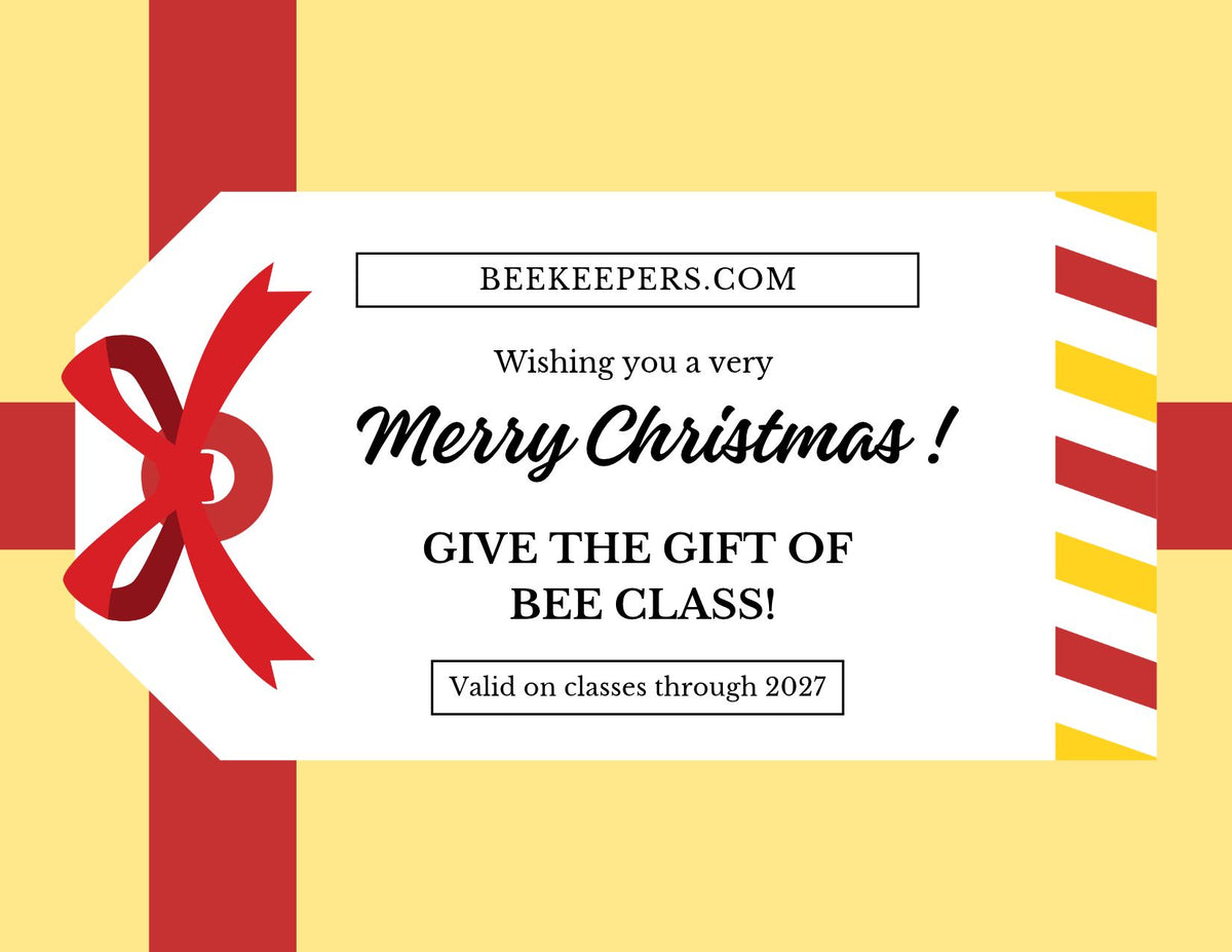 Beginning Beekeeping Class Gift Certificate