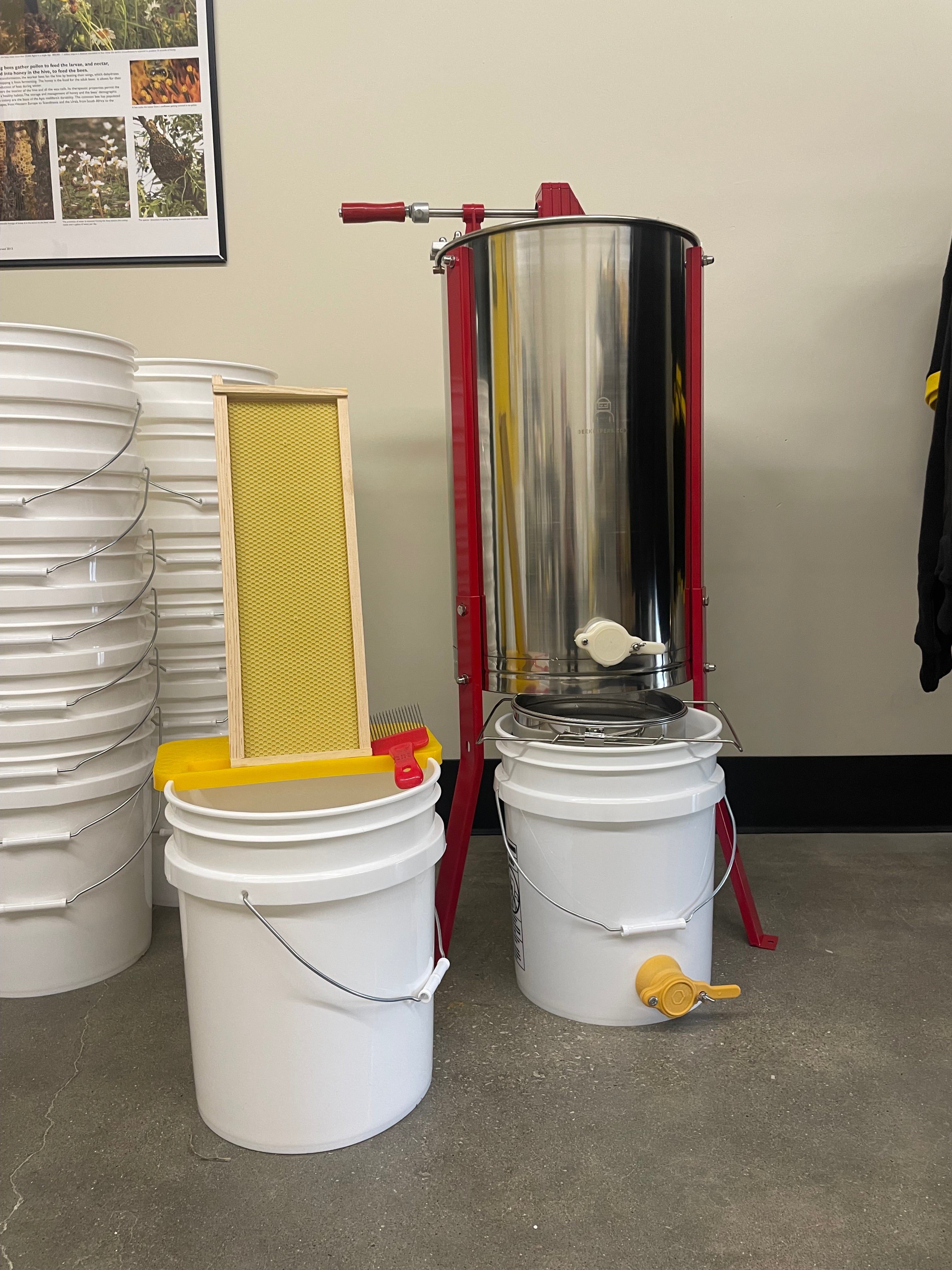 3 Frame Manual Honey Extraction Kit - Rental